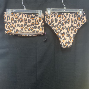 2pc leopard print swimwear (Romwe)