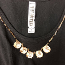 Load image into Gallery viewer, Lace skirt dress w/gemstone necklace
