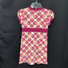 Load image into Gallery viewer, Patterned v neck dress
