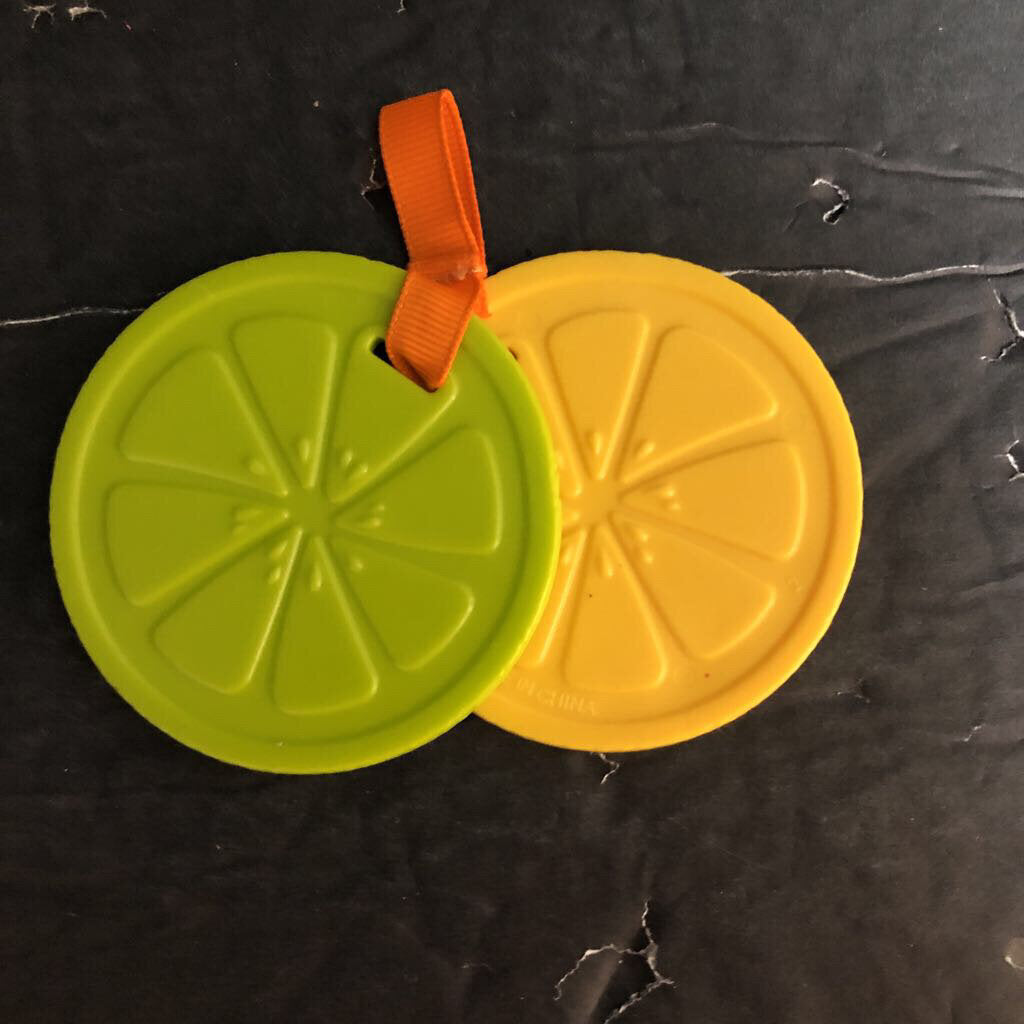 Lemon & lime slice teether