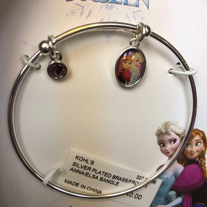 Anna & Elsa bangle bracelet