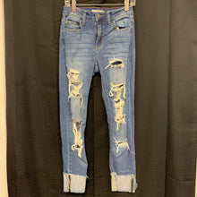 Load image into Gallery viewer, Denim ripped pants

