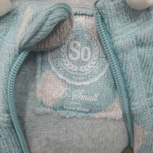 Load image into Gallery viewer, Geometric pattern hooded zip sweatshirt
