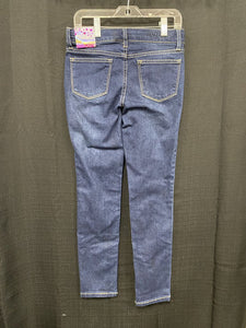 Denim ankle skinny pants