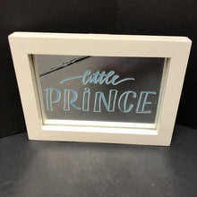 Load image into Gallery viewer, "Little Prince" Mirrored Sign (Primitives by Kathy)
