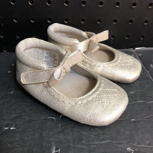 Girls Sparkly Bow Flats