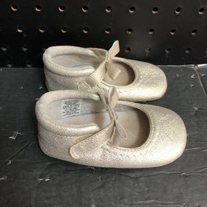 Girls Sparkly Bow Flats