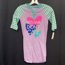 Load image into Gallery viewer, &quot;Bed hair, don&#39;t care&quot; night gown
