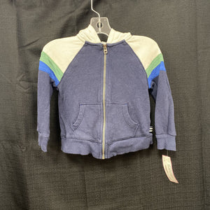hooded zip sweatshirt