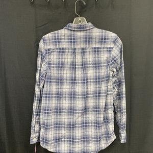 Plaid button down shirt