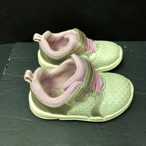 Girls Sparkly Flower Sneakers