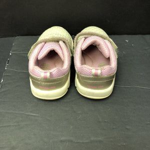 Girls Sparkly Flower Sneakers
