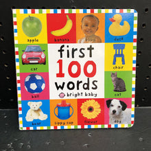 Load image into Gallery viewer, First 100 Words(bright baby) -board
