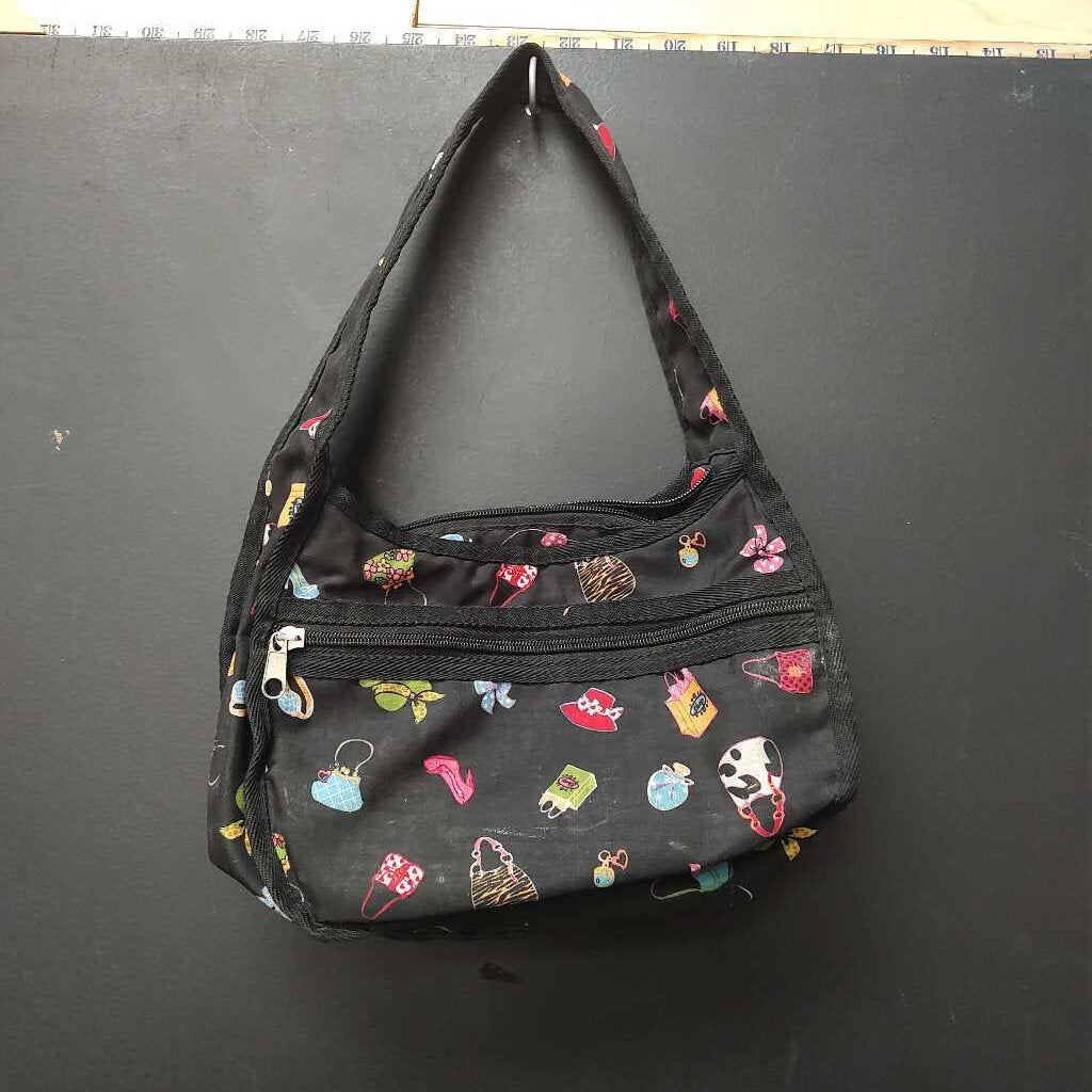 Hats,purses print handbag