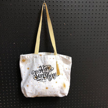 Load image into Gallery viewer, "Hello Sunshine" Tote Bag Purse
