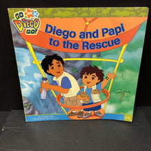 Load image into Gallery viewer, Diego and Papi to the Rescue (Go Diego Go!) (Wendy Wax) -character paperback
