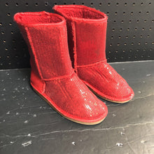 Load image into Gallery viewer, Girls Sequin Fur Lined Boots
