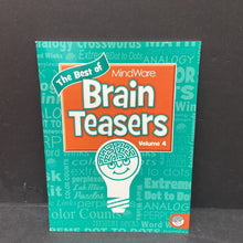 Load image into Gallery viewer, The Best of Brain Teasers Volume 4 -workbook
