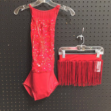 Load image into Gallery viewer, Sequin Leotard w/Fringe Skirt

