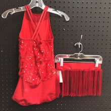 Load image into Gallery viewer, Sequin Leotard w/Fringe Skirt
