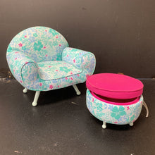 Load image into Gallery viewer, Hawaiian Chair &amp; ottoman
