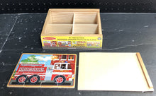 Load image into Gallery viewer, 4-12Pc Wooden Vehicles Jigsaw Puzzles in a Box
