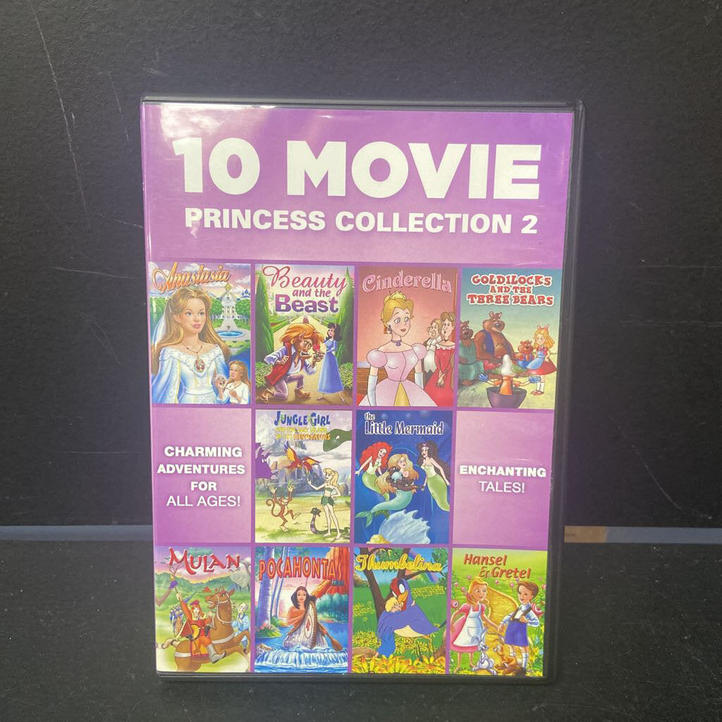 2 Disc 10 Movie Princess Collection 2 -movie – Encore Kids Consignment