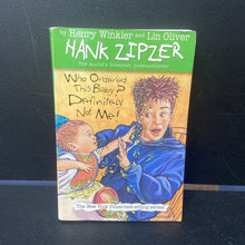 Load image into Gallery viewer, Who Ordered This Baby? Definitely Not Me! (Hank Zipzer) (Henry Winkler and Lin Oliver) -series
