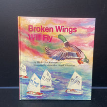 Load image into Gallery viewer, Broken Wings Will Fly (Mick Blackistone) -hardcover
