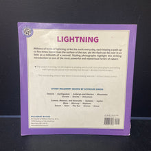Load image into Gallery viewer, Lightning (Seymour Simon) (Weather) -educational
