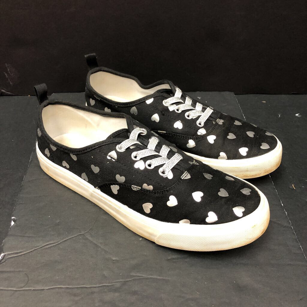 Girls Heart Slide On Shoes
