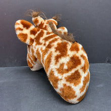Load image into Gallery viewer, 3-D giraffe plush head nursery decor
