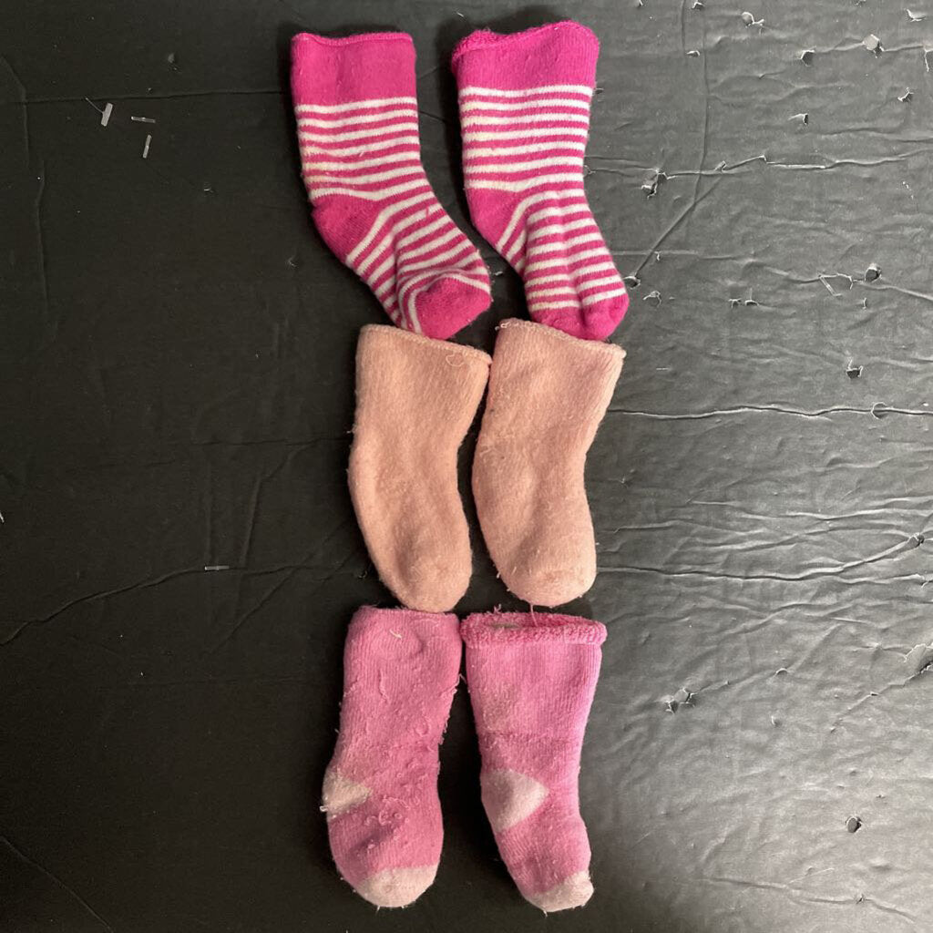 3pk Girls Socks