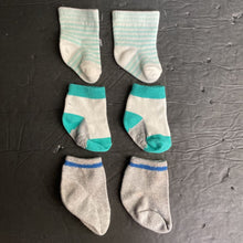 Load image into Gallery viewer, 3pk Boys Socks
