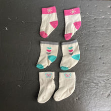 Load image into Gallery viewer, 3pk Girls Socks
