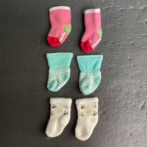 3pk Girls Socks