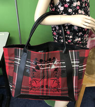 Load image into Gallery viewer, Plaid Rose Shoulder Bag
