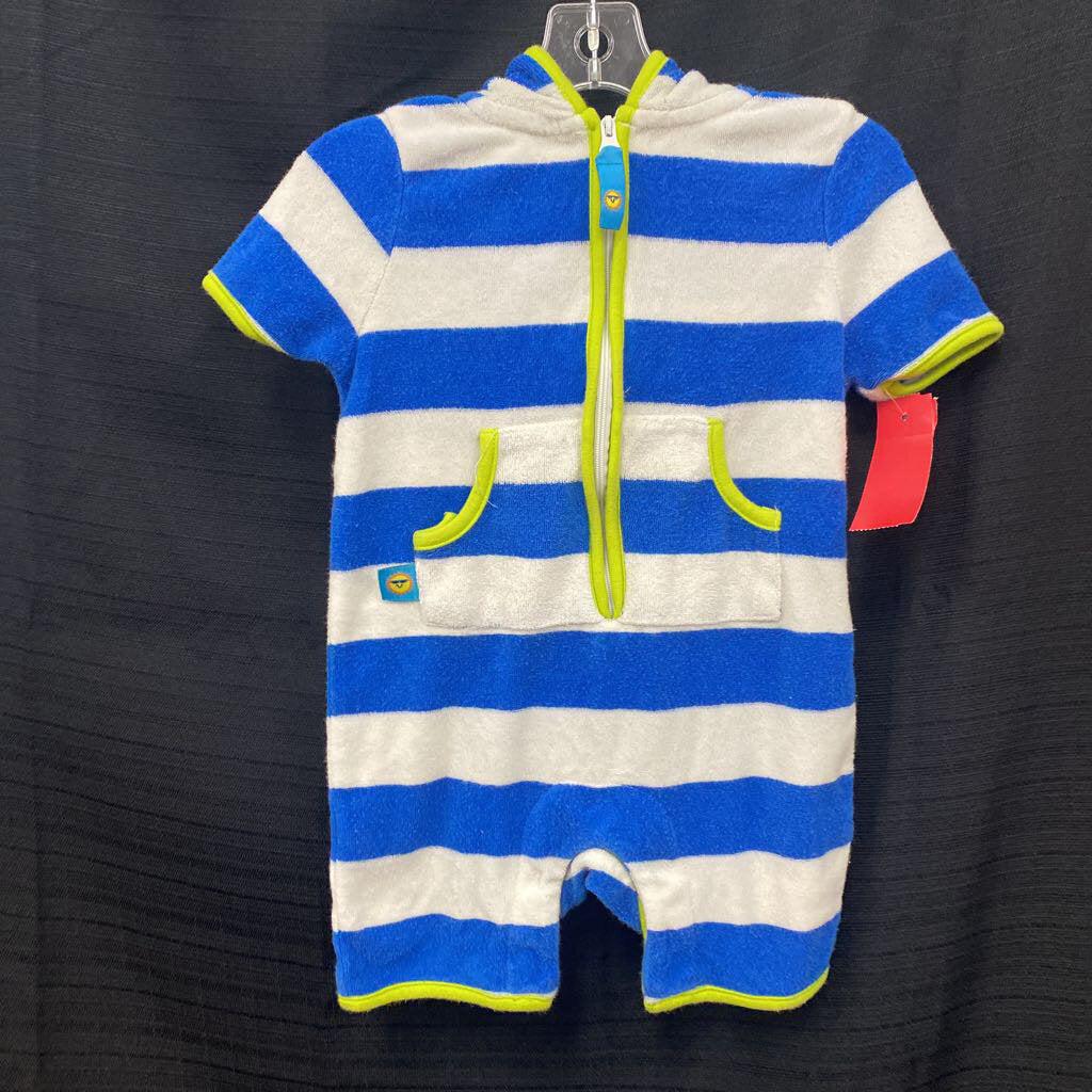 Striped Swimwear Cover-Up (Sun-Smarties)