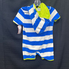 Load image into Gallery viewer, Striped Swimwear Cover-Up (Sun-Smarties)
