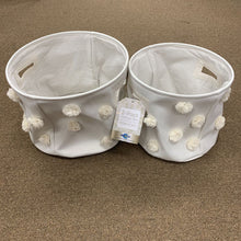 Load image into Gallery viewer, 2pk Pom Pom Storage Bins (NEW)
