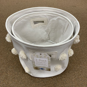 2pk Pom Pom Storage Bins (NEW)