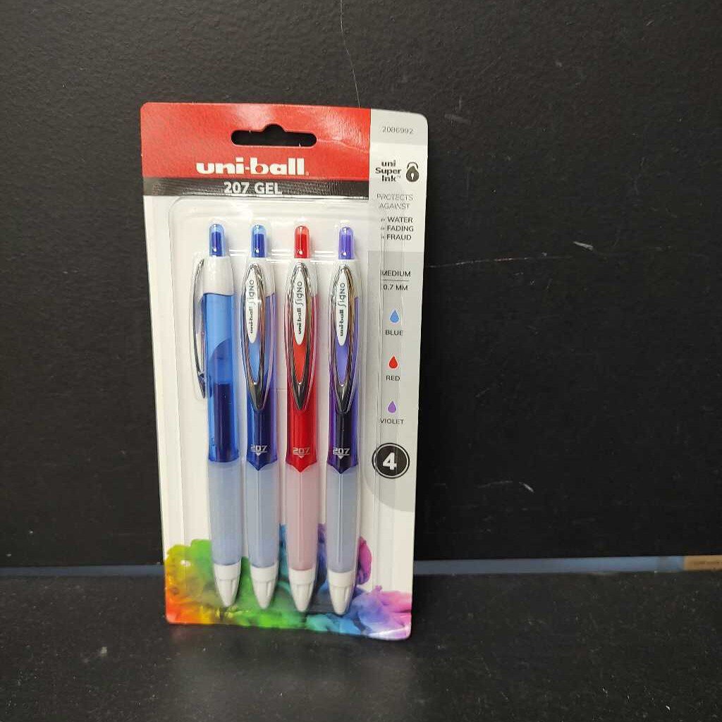 4pk Gel Pens (NEW)