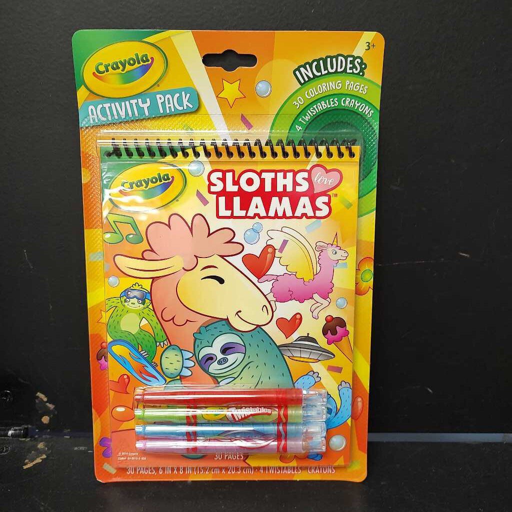 Sloths Love Llamas Activity Pack (NEW)
