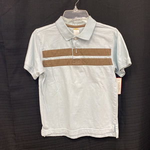 striped polo shirt