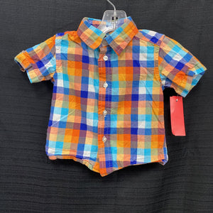 plaid button down shirt