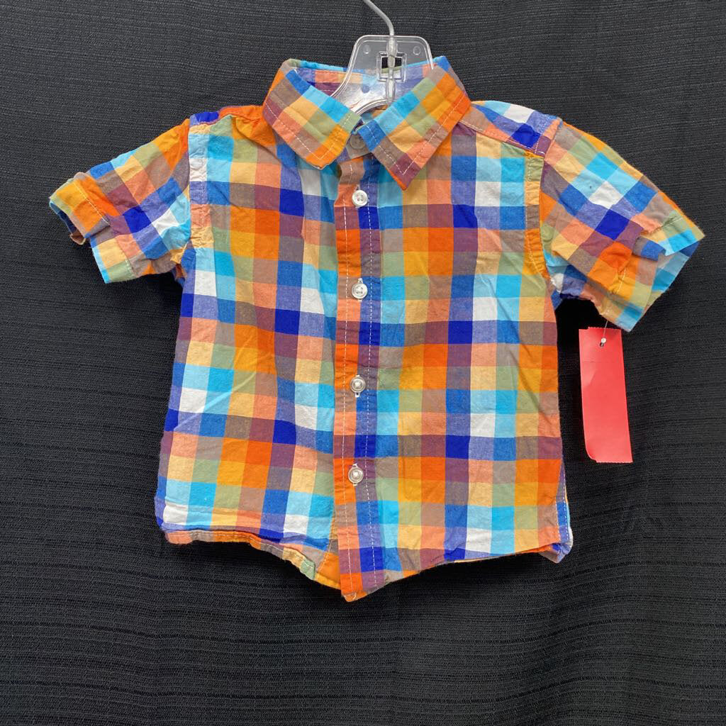 plaid button down shirt