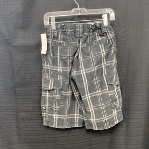 plaid cargo shorts