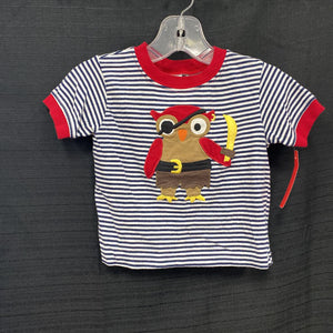 Owl pirate tshirt