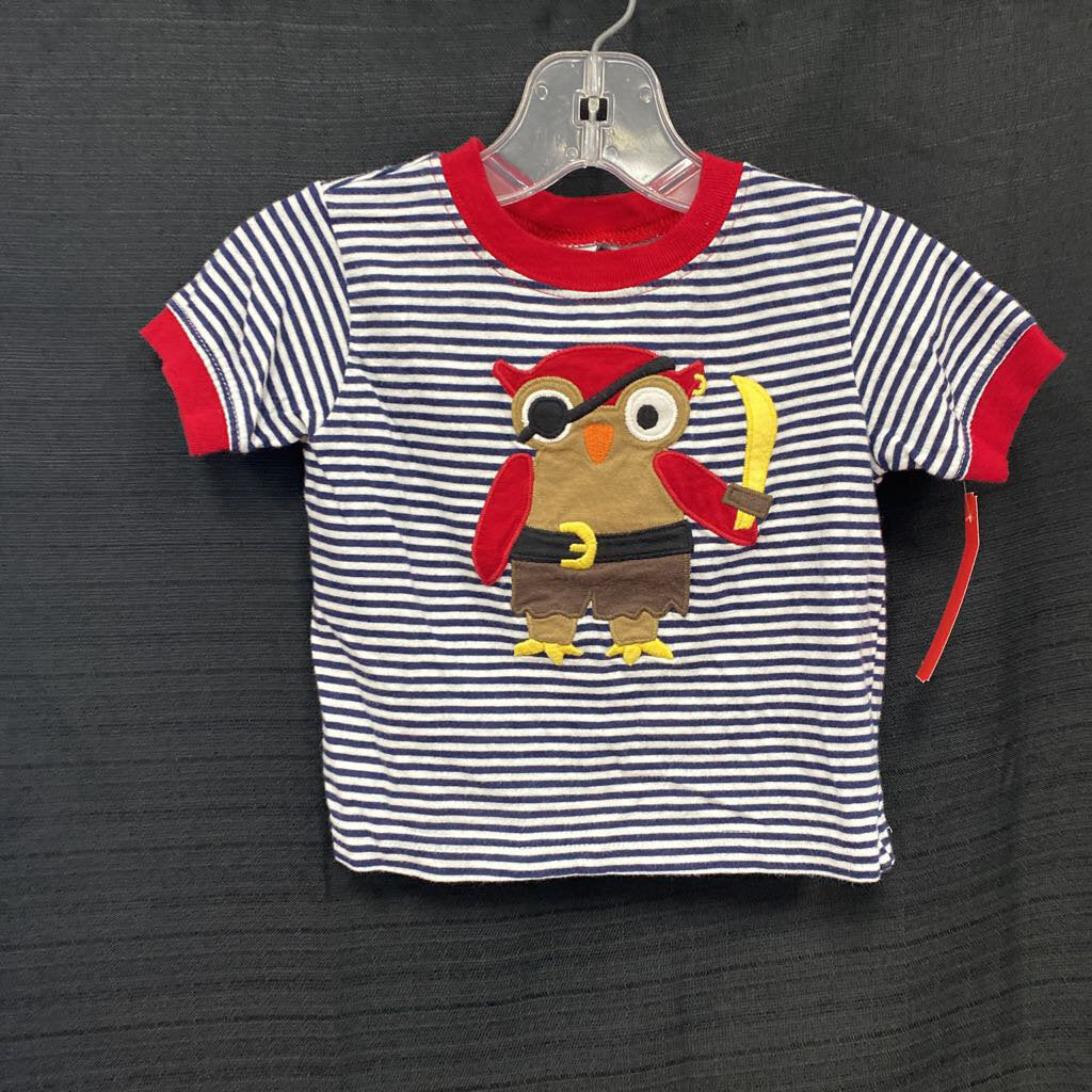 Owl pirate tshirt