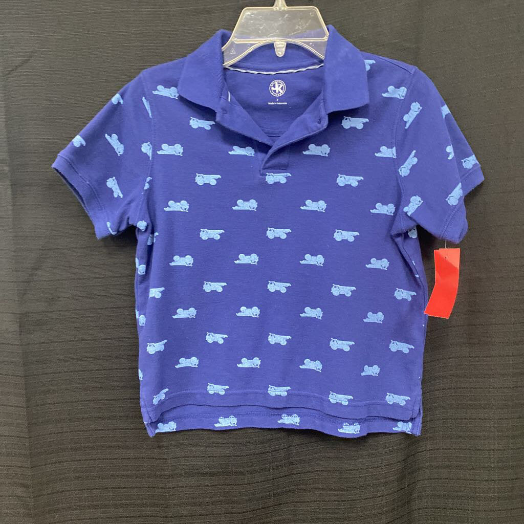 Dump truck polo shirt